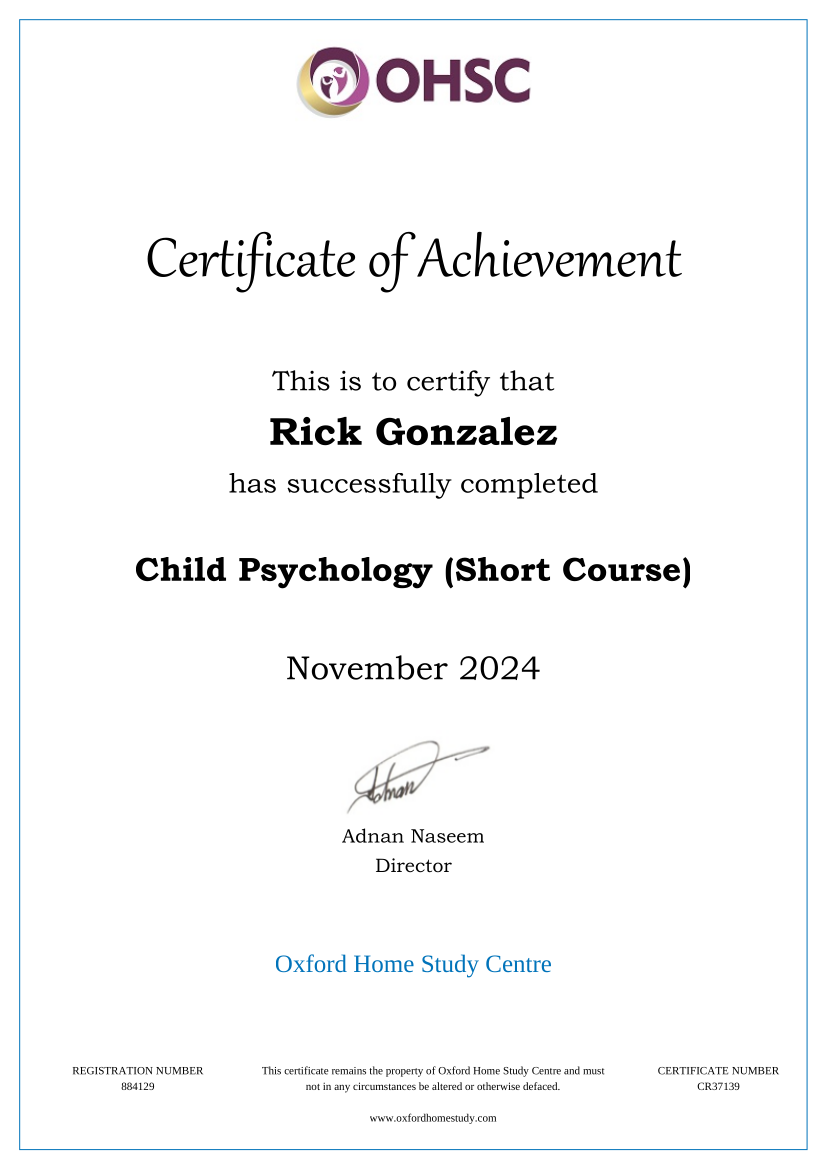 Child Psychology