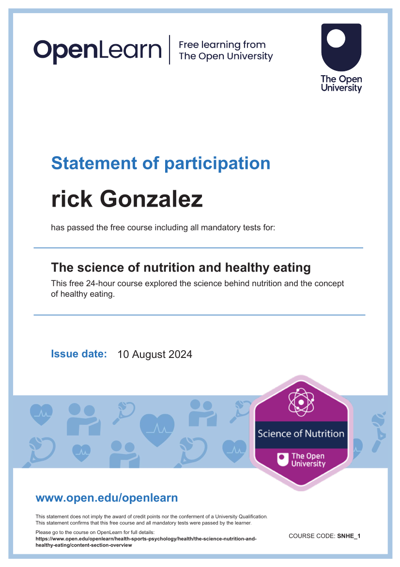 Science of Nutrition