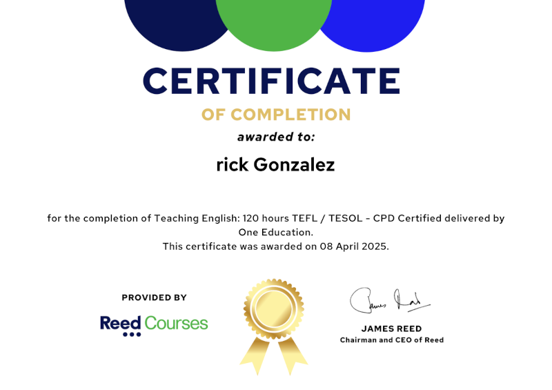 TEFL TESOL Certificate